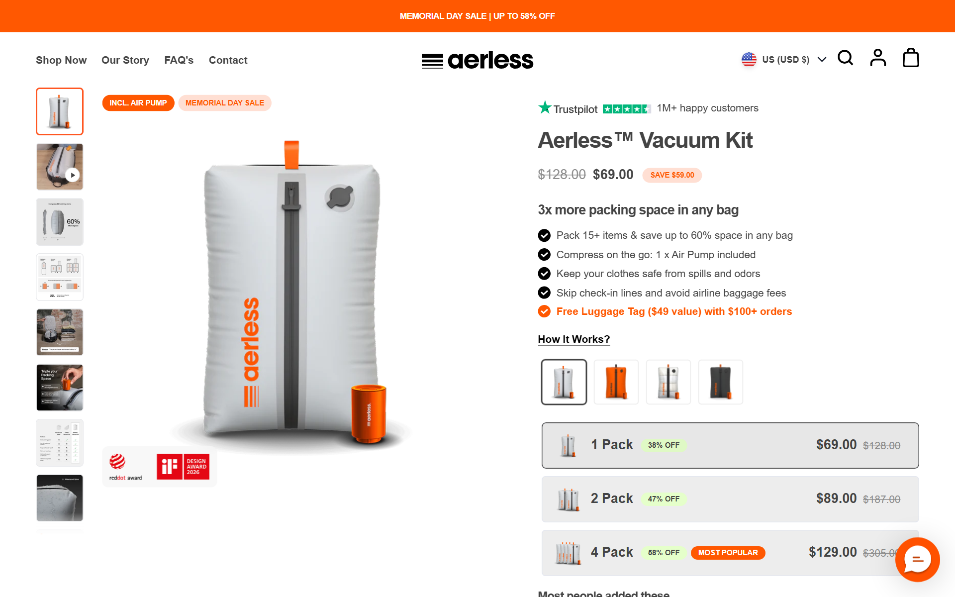 Aerless Paris — boutique e-commerce lifestyle